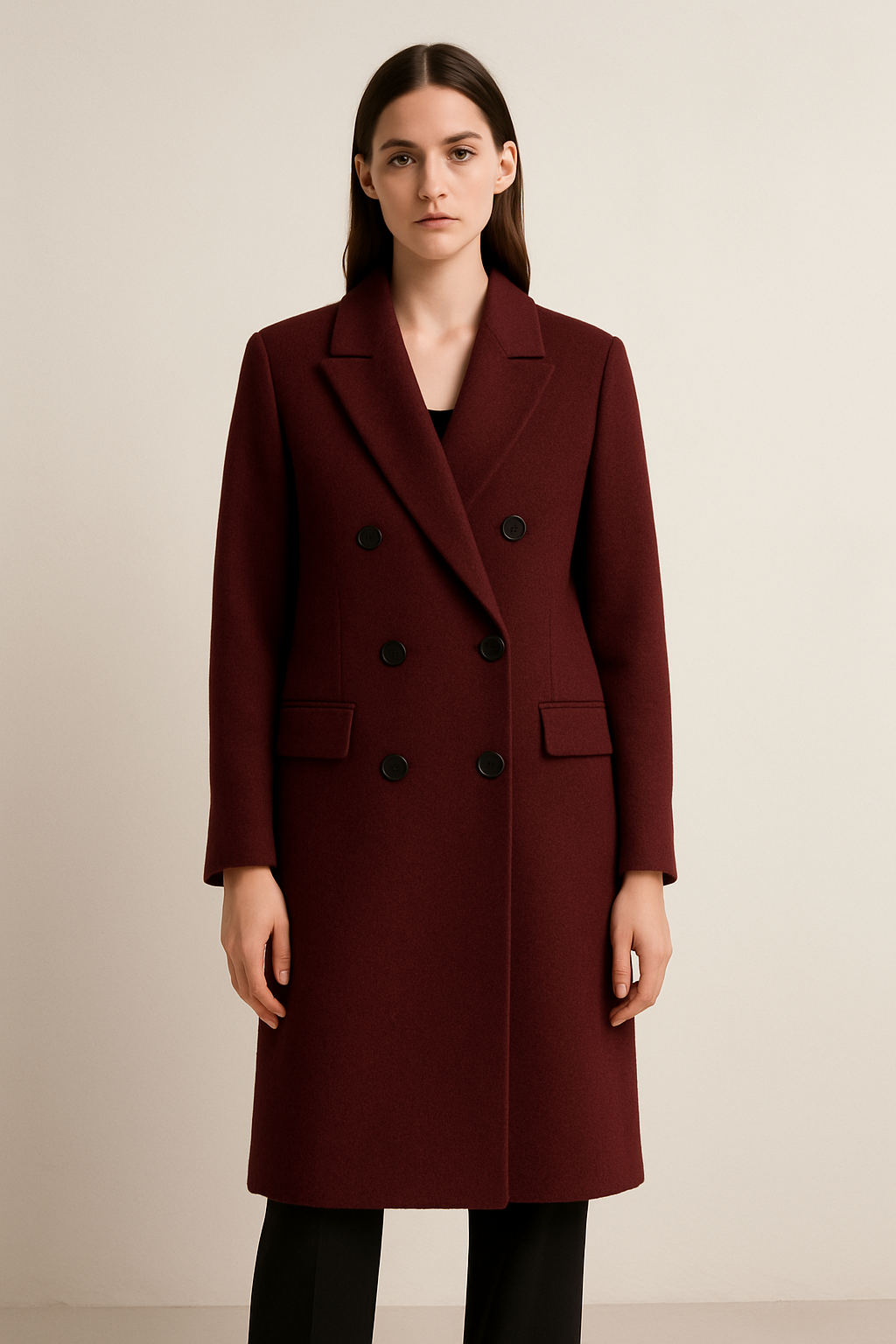 Stella | Double Breasted Wool Coat